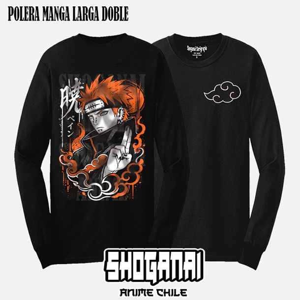 NAR38 Pain - NARUTO - ADULTO (Polera o Polerón) 5