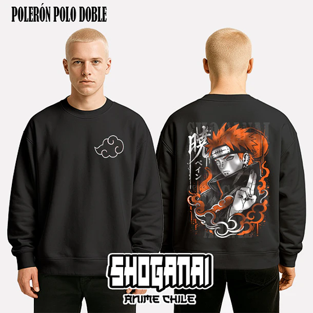 NAR38 Pain - NARUTO - ADULTO (Polera o Polerón) 8