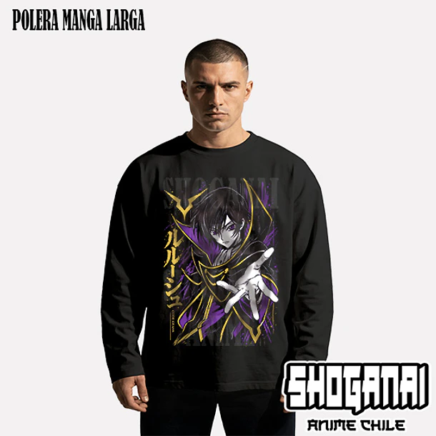 CG01 Lelouch Lamperouge / Zero - CODE GEASS - ADULTO (Polera o Polerón) 4