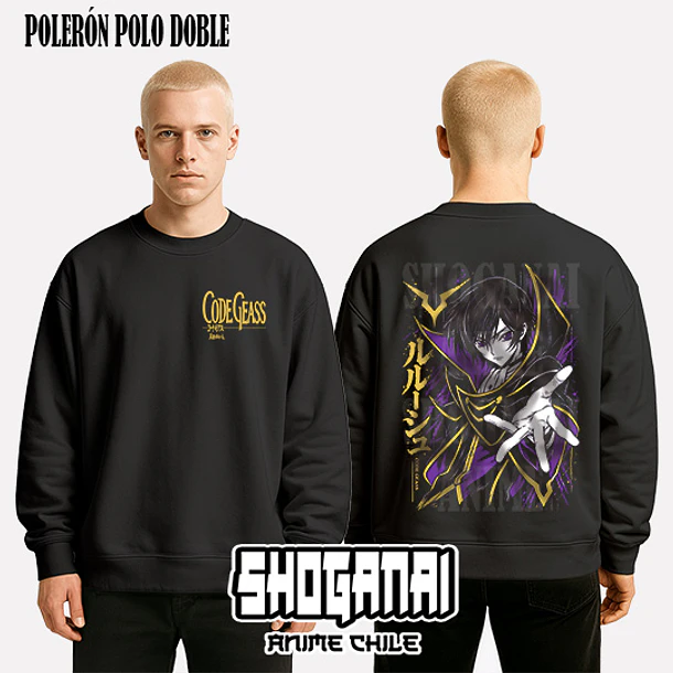 CG01 Lelouch Lamperouge / Zero - CODE GEASS - ADULTO (Polera o Polerón) 8