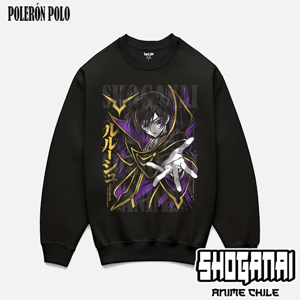 CG01 Lelouch Lamperouge / Zero - CODE GEASS - ADULTO (Polera o Polerón) 7