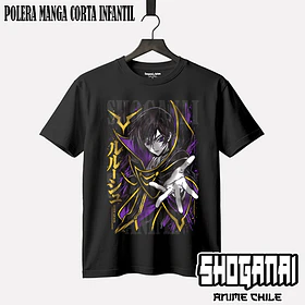 CG01 Lelouch Lamperouge / Zero - CODE GEASS - INFANTIL (Polera o Polerón)