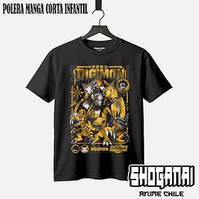 DGM01 Agumon, Greymon, WarGreymon y MetalGreymon - DIGIMON - INFANTIL (Polera o Polerón)