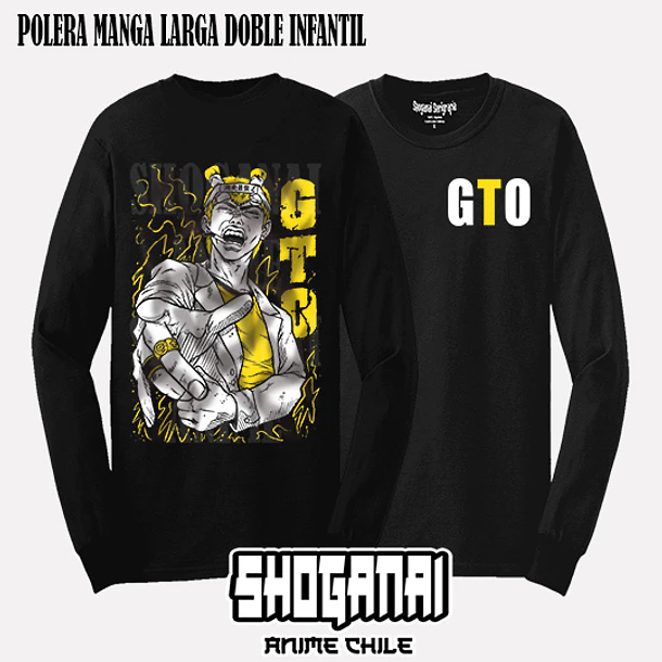 GTO01 Eikichi Onizuka - GTO: GREAT TEACHER ONIZUKA - INFANTIL (Polera o Polerón) 5