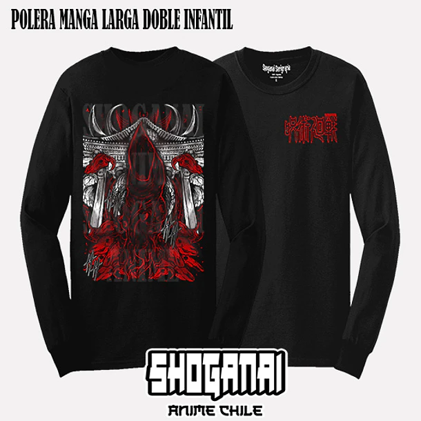 JJK62 Ryomen Sukuna - JUJUTSU KAISEN - INFANTIL (Polera o Polerón) 4