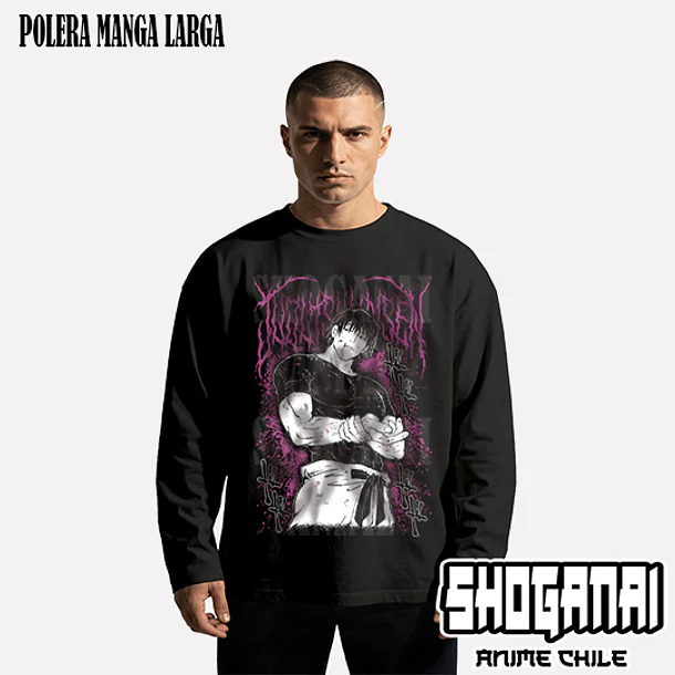 JJK65 Toji Fushiguro - JUJUTSU KAISEN - ADULTO (Polera o Polerón) 3