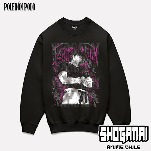 JJK65 Toji Fushiguro - JUJUTSU KAISEN - ADULTO (Polera o Polerón) 6