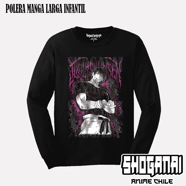 JJK65 Toji Fushiguro - JUJUTSU KAISEN - INFANTIL (Polera o Polerón) 3