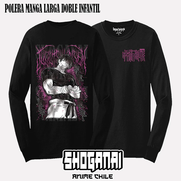 JJK65 Toji Fushiguro - JUJUTSU KAISEN - INFANTIL (Polera o Polerón) 4