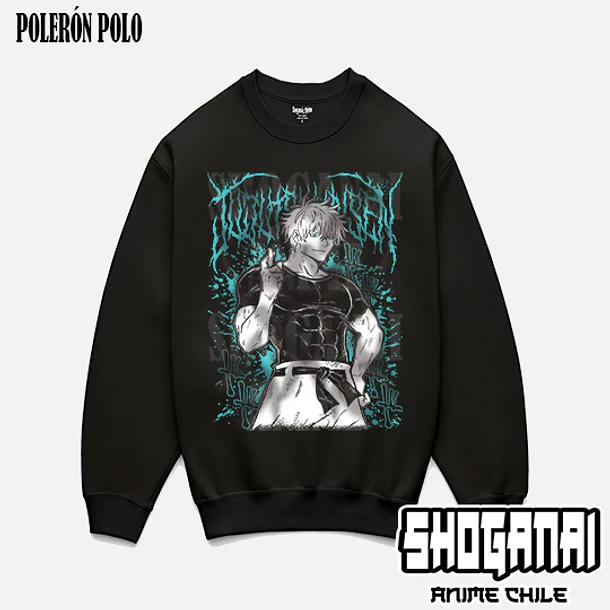 JJK66 Satoru Gojo - JUJUTSU KAISEN - ADULTO (Polera o Polerón) 6