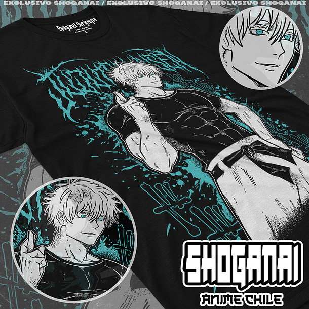 JJK66 Satoru Gojo - JUJUTSU KAISEN - ADULTO (Polera o Polerón) 1