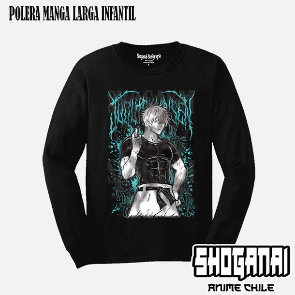 JJK66 Satoru Gojo - JUJUTSU KAISEN - INFANTIL (Polera o Polerón) 3