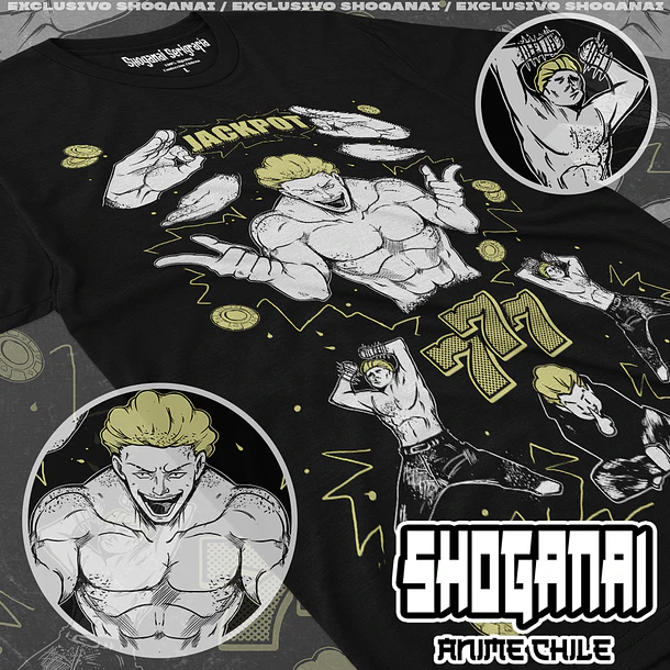 JJK70 Kinji Hakari - JUJUTSU KAISEN - ADULTO (Polera o Polerón) 1