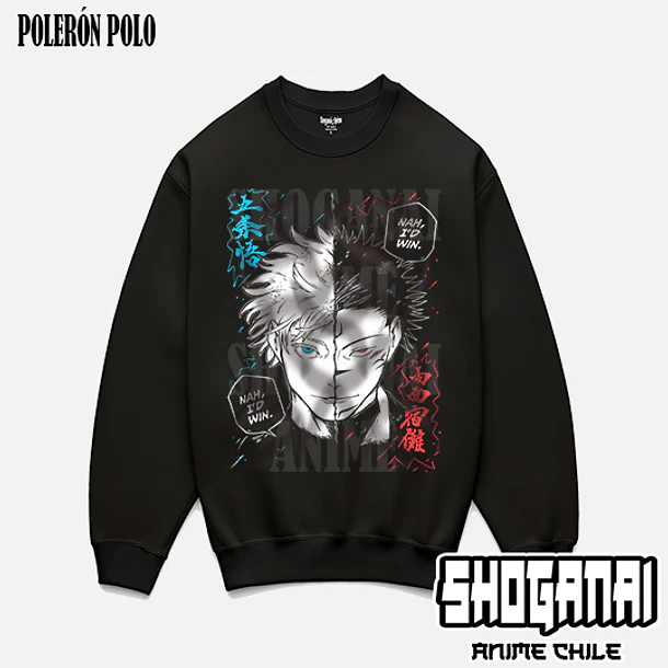 JJK77 Satoru Gojo VS Ryomen Sukuna - JUJUTSU KAISEN - ADULTO (Polera o Polerón) 6