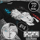 JJK77 Satoru Gojo VS Ryomen Sukuna - JUJUTSU KAISEN - ADULTO (Polera o Polerón) 1
