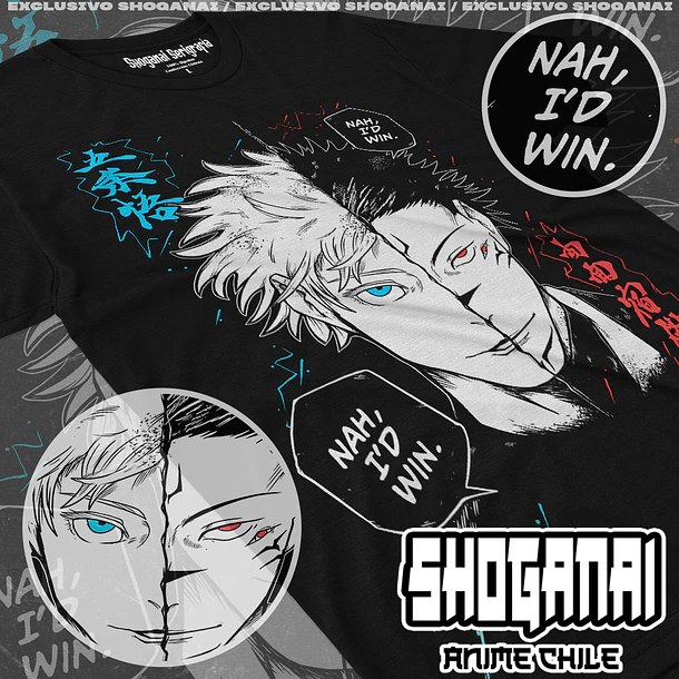 JJK77 Satoru Gojo VS Ryomen Sukuna - JUJUTSU KAISEN - ADULTO (Polera o Polerón) 1