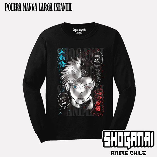 JJK77 Satoru Gojo VS Ryomen Sukuna - JUJUTSU KAISEN - INFANTIL (Polera o Polerón) 3