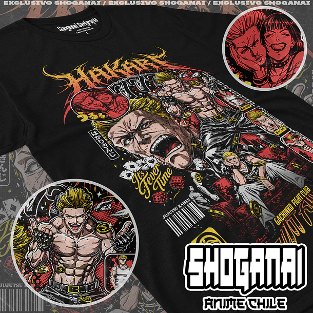 JJK78 Kinji Hakari - JUJUTSU KAISEN - ADULTO (Polera o Polerón) 1