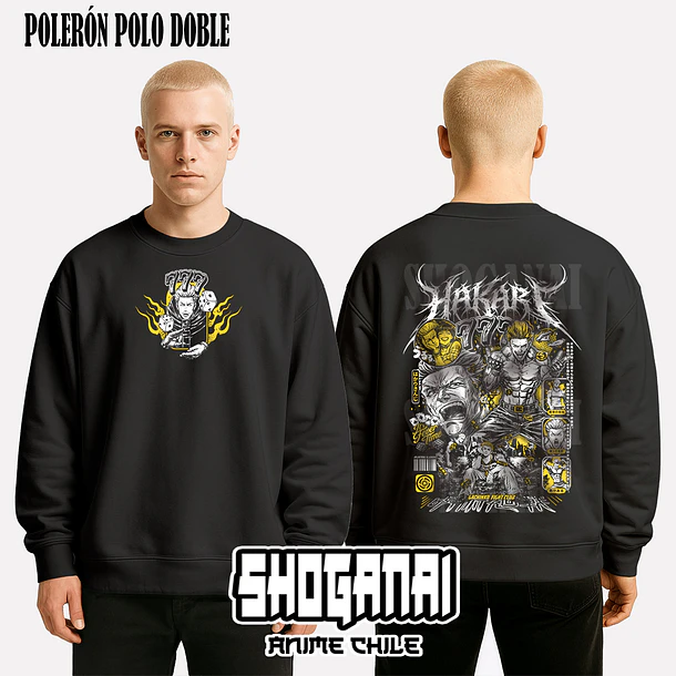 JJK78 OP2 Kinji Hakari - JUJUTSU KAISEN - ADULTO (Polera o Polerón) 8