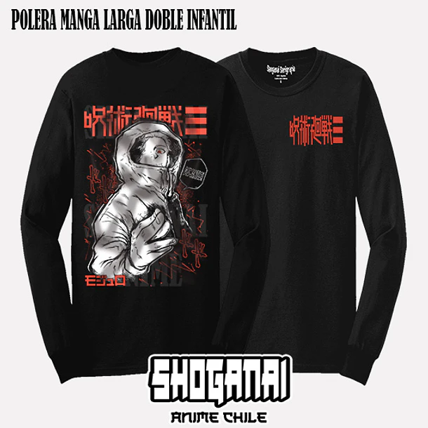 JJK81 Yuji Itadori - JUJUTSU KAISEN MODULO - INFANTIL (Polera o Polerón) 4