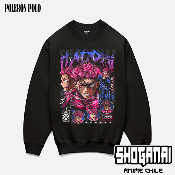 JJK87 Yuji Itadori - JUJUTSU KAISEN - ADULTO (Polera o Polerón) 7
