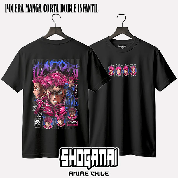 JJK87 Yuji Itadori - JUJUTSU KAISEN - INFANTIL (Polera o Polerón) 3