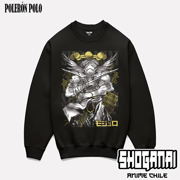JJK90 Mahoraga (General divino de las 8 Hojas divergentes del Sila) - JUJUTSU KAISEN MODULO - ADULTO (Polera o Polerón) 6