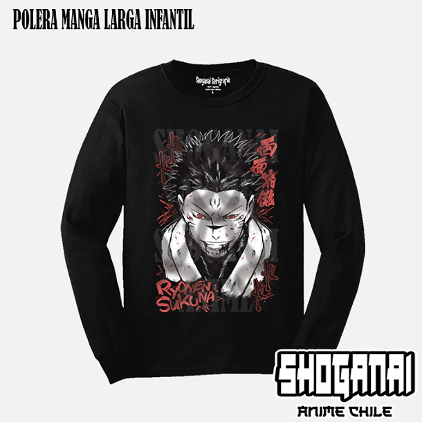 JJK93 Sukuna X Megumi - JUJUTSU KAISEN - INFANTIL (Polera o Polerón) 3