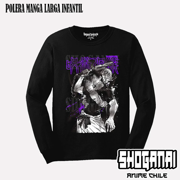 JJK95 Toji Fushiguro - JUJUTSU KAISEN - INFANTIL (Polera o Polerón) 3