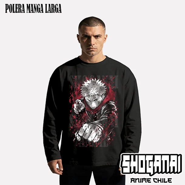 JJK96 Yuji Itadori - JUJUTSU KAISEN - ADULTO (Polera o Polerón) 3