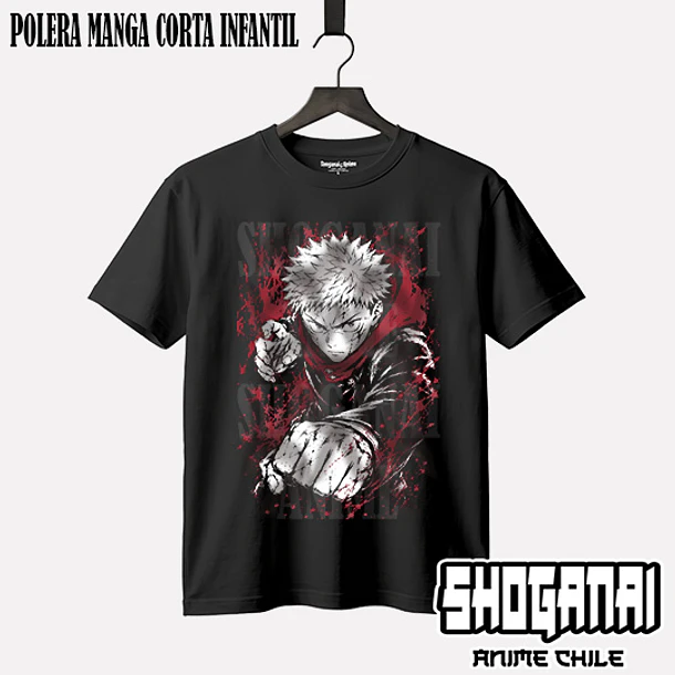 JJK96 Yuji Itadori - JUJUTSU KAISEN - INFANTIL (Polera o Polerón) 1