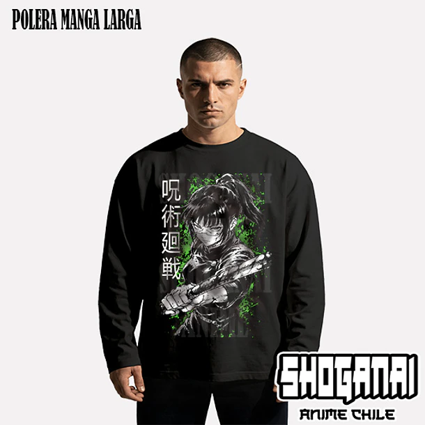 JJK97 Maki Zenin - JUJUTSU KAISEN - ADULTO (Polera o Polerón) 3