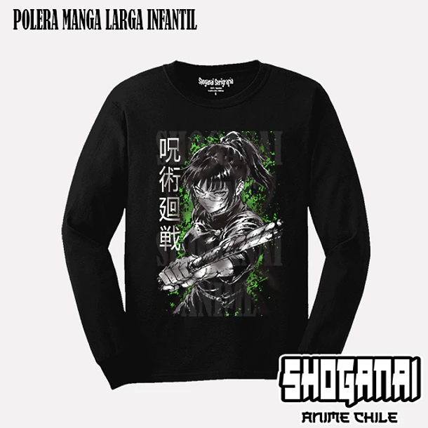 JJK97 Maki Zenin - JUJUTSU KAISEN - INFANTIL (Polera o Polerón) 3