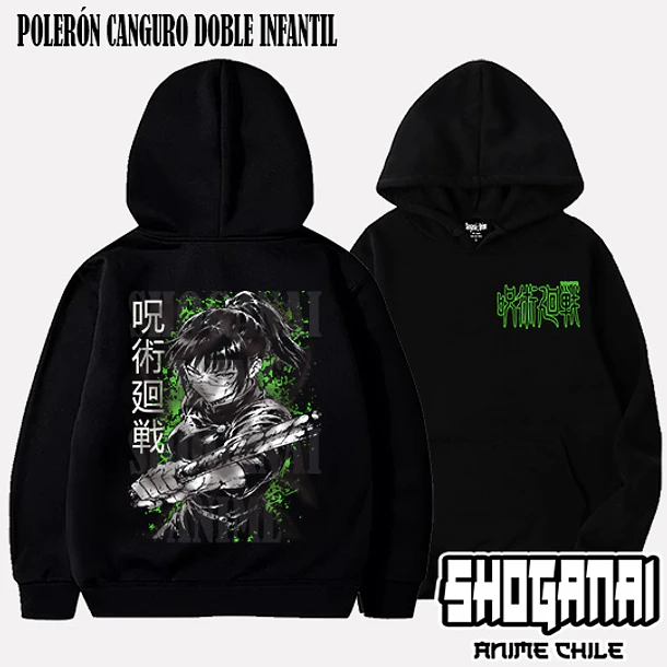 JJK97 Maki Zenin - JUJUTSU KAISEN - INFANTIL (Polera o Polerón) 5