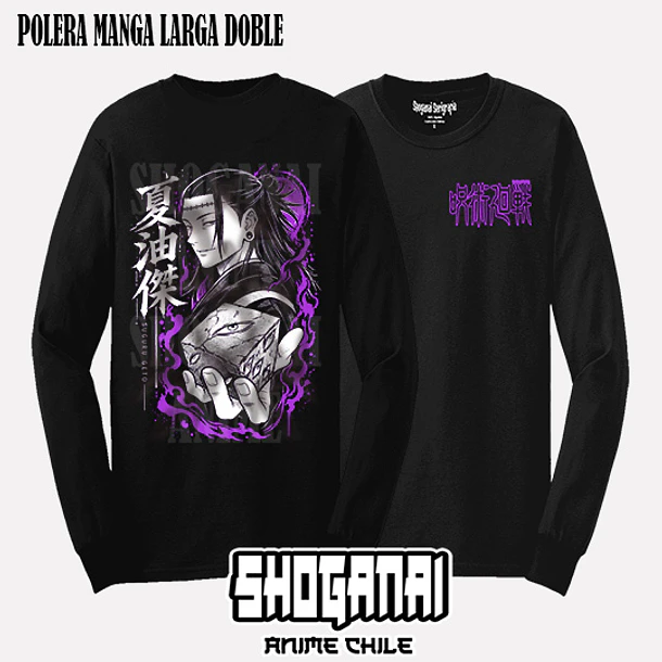 JJK102 Suguru Geto X Kenjaku - JUJUTSU KAISEN - ADULTO (Polera o Polerón) 5