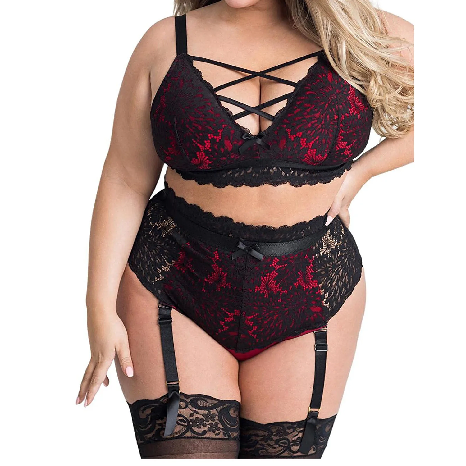 Ladies Strap Lace Crochet Cutout Teddy  Lingerie Embroidery Underwear New Women'S Fantasy Sexy Exotic Set Ropa Interior De Mujer 8