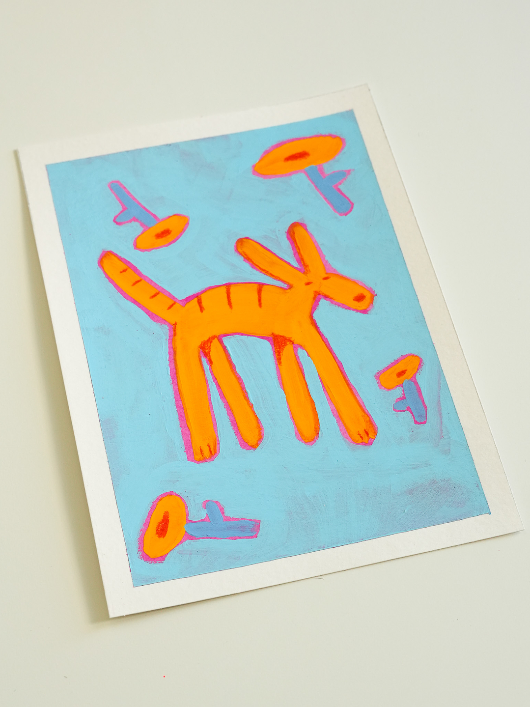 Amarillo con flores  3