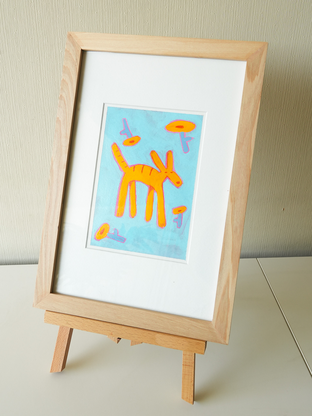 Amarillo con flores  1