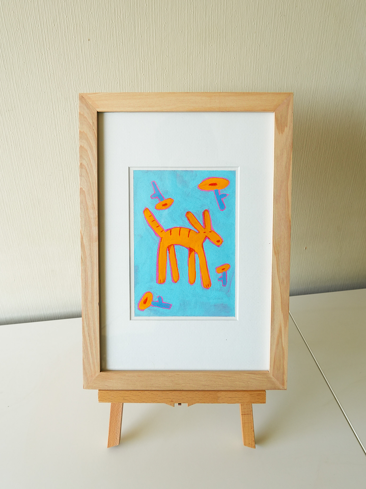 Amarillo con flores  6