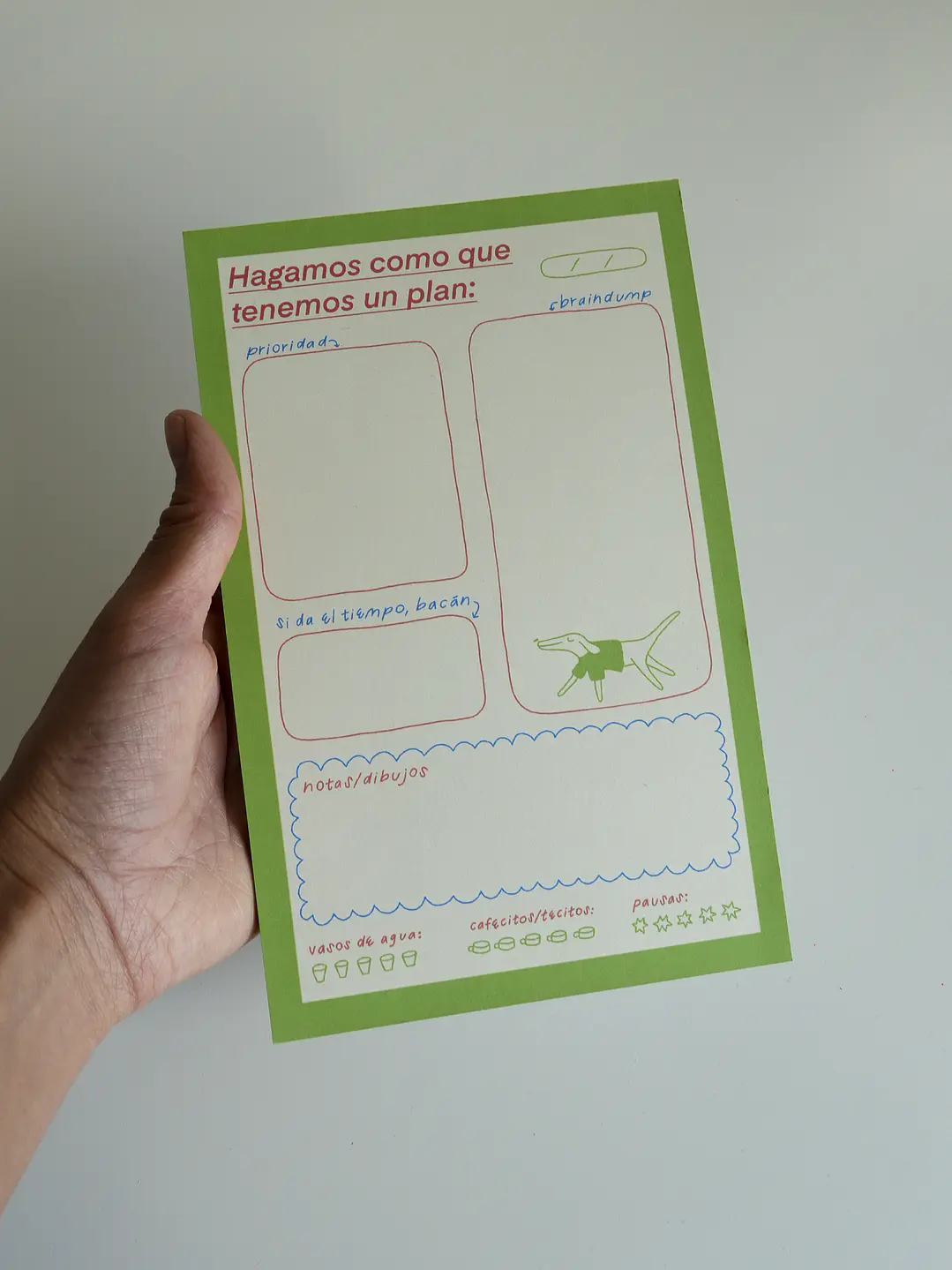 Hagamos como que tenemos un plan - Notepad Planificador 1