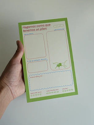 Hagamos como que tenemos un plan - Notepad Planificador