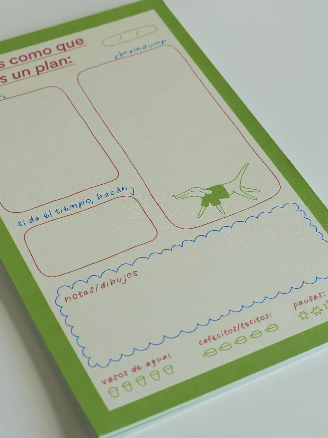 Hagamos como que tenemos un plan - Notepad Planificador 2