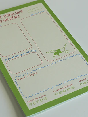 Hagamos como que tenemos un plan - Notepad Planificador