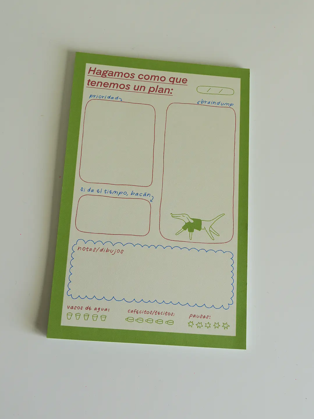 Hagamos como que tenemos un plan - Notepad Planificador 6