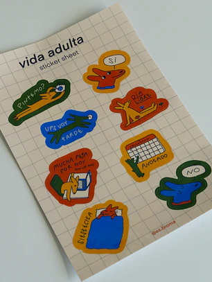 Vida Adulta - Sticker Sheet