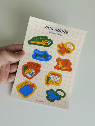 Vida Adulta - Sticker Sheet