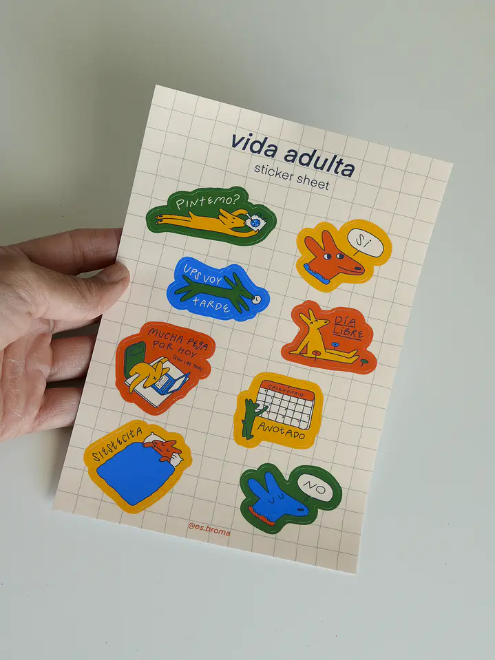 Vida Adulta - Sticker Sheet 2