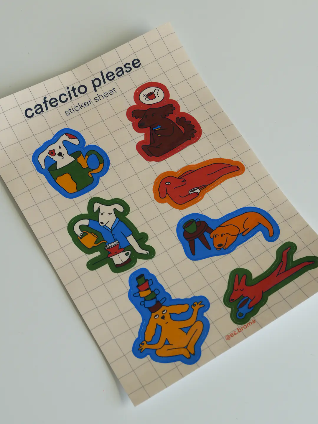 Cafecito Please - Sticker Sheet 1