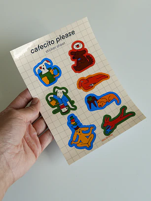 Cafecito Please - Sticker Sheet
