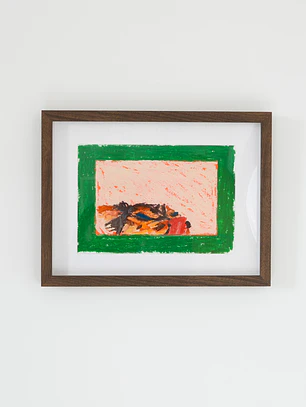 Atisbo de perro - Obra original en óleo